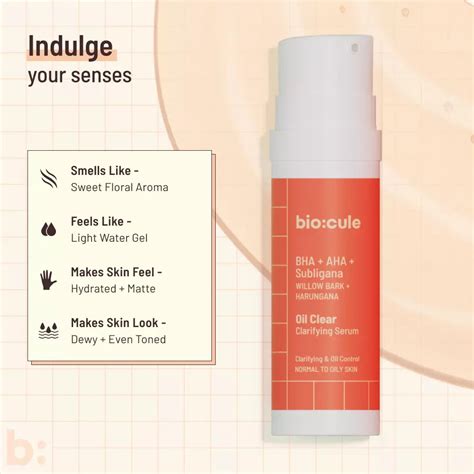 Oil Clear Clarifying Serum + Toner for Oil Control & Pore Tightening ...