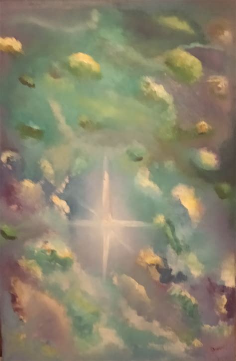 Estrella de Belén , cuadro original, Óleo sobre Tela, comprar cuadros