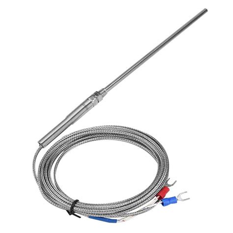 K Type Thermocouple, 0-400℃ High Temperature Sensor Wire Cable M8 ...