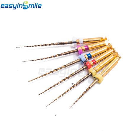 Buy 6X Endodontic Endo File X-pro Large Taper Gold Rotary NITI Files SX ...