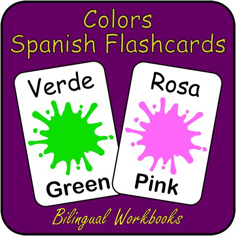 Spanish English Colors