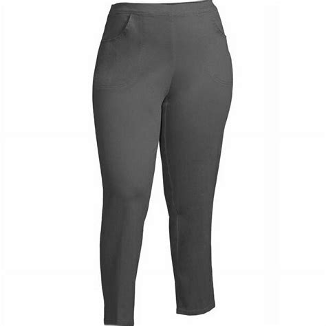 Just My Size Pull on Gray Pants (Women's) Size 26W-28W - Walmart.com