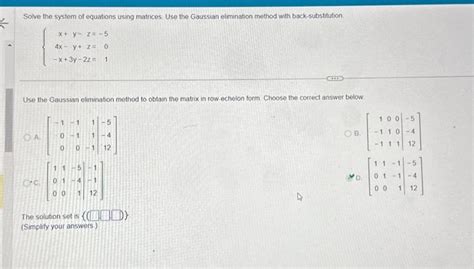 Image result for Condensed Equations Method Solve Matrix