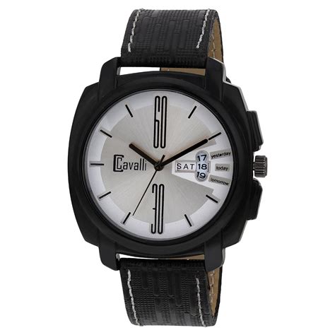 Cavalli Analogue Silver Dial Men's & Boy's Watch - Cs2694 : Amazon.in ...