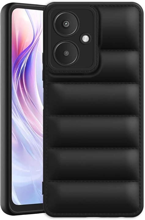 Plus Puffer Case Camera Protection Soft Back Cover for Redmi 12 5G ...