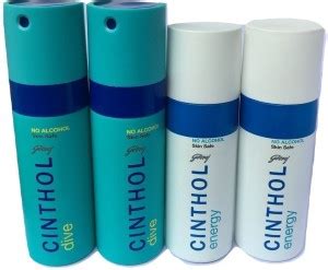 CINTHOL 2 DIVE AND 2 ENERGY Deodorant Spray - For Men - Price in India ...