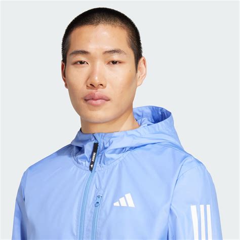 Clothing - Own The Run Jacket - Blue | adidas Oman