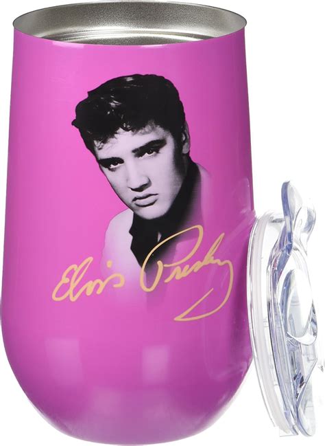Smart Living Company Elvis Presley – Vaso de vino de acero inoxidable ...