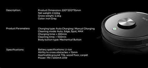 Automatic Vacuum Cleaner - ILIFE A10s