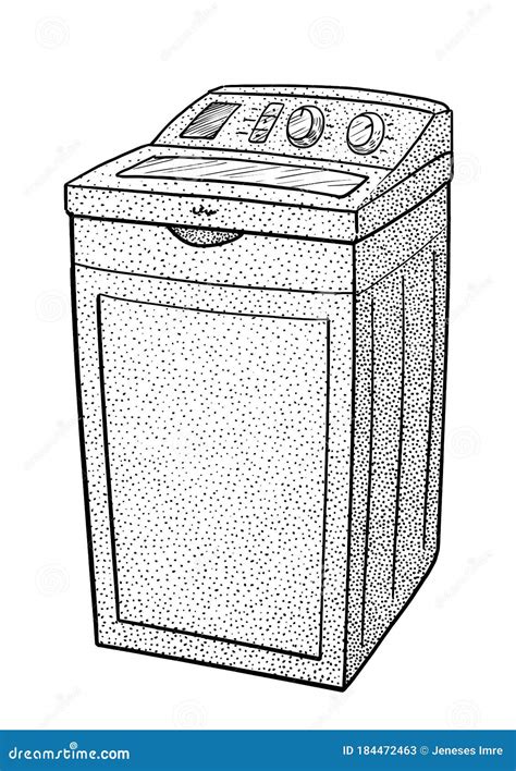 Washing Machine Drawing