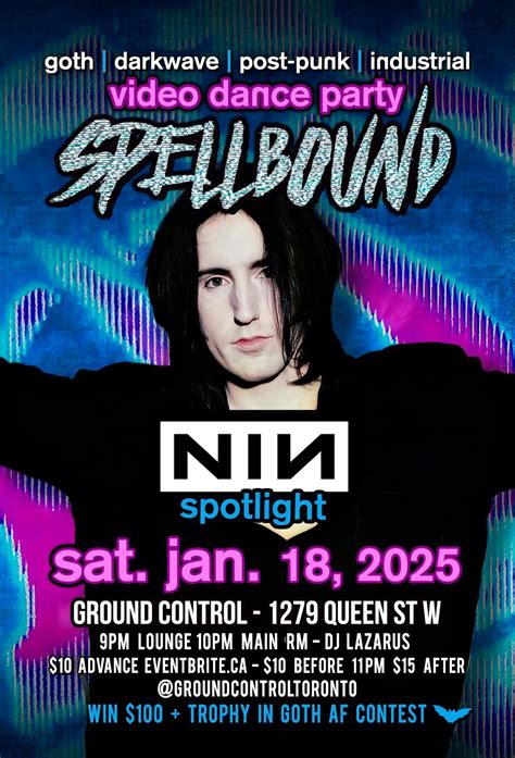 SPELLBOUND: Goth Darkwave Post-Punk Video Dance Party w/ Nine Inch ...