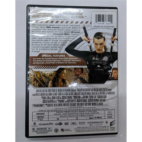 Resident Evil: Afterlife DVD Movie