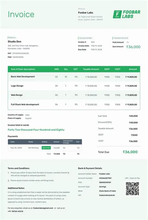 100% Free Invoice Generator - Refrens Online Invoice Bill Maker
