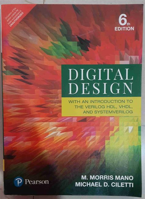 Digital Design: With an Introduction to the Verilog HDL, VHDL, and ...