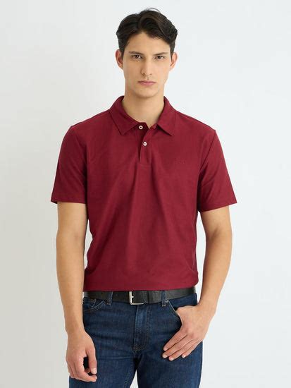 Shop Gant Men Red Solid Polo Tshirt - GANT India