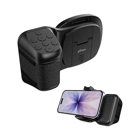 pTron MHR1 Phone Clip Camera Grip Handle w/Detachable BTv5.4 Remote ...