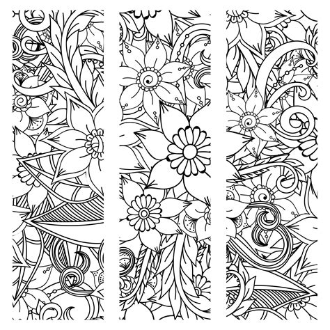 Zentangle Patterns - 10 Free PDF Printables | Printablee
