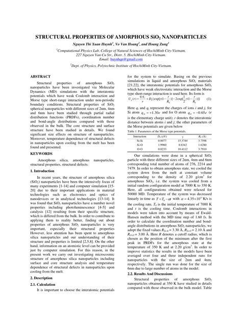 SiO2 Amorphous Structure 的图像结果