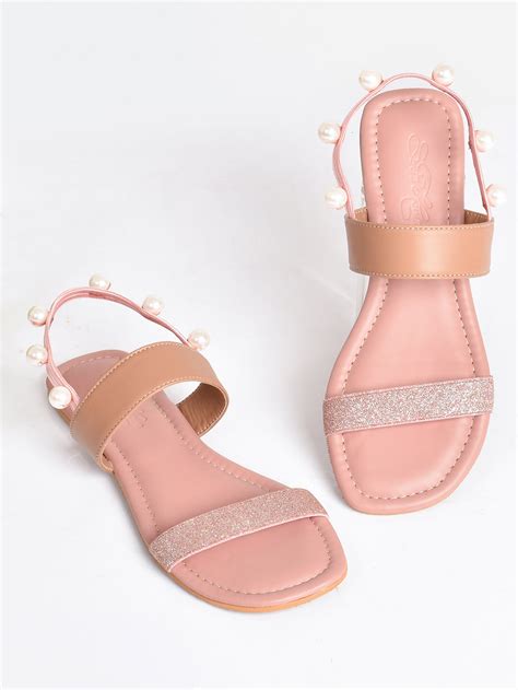 Pink Vegan Leather Flats – cottonchalk