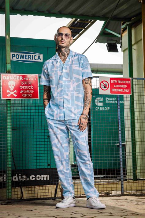 Abstract Printed Relaxed Fit Co-ord Set – House of Koala