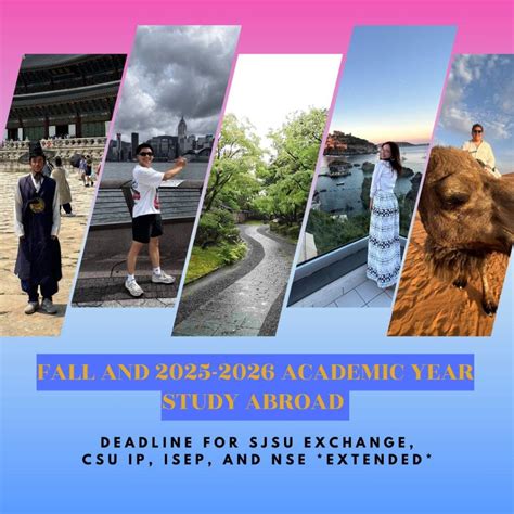 Fall 2025/Fall 2025-Spring 2026 Deadline Extension / Abroad View