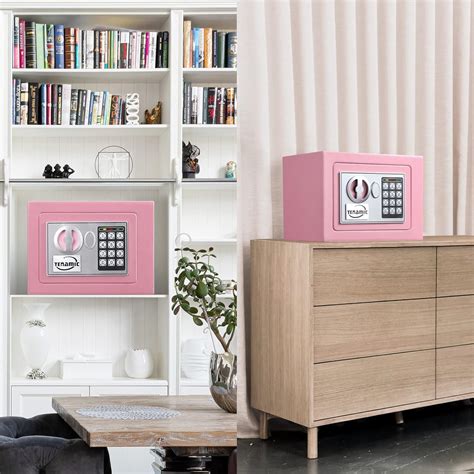 Buy TENAMIC Safe Box 0.23 Cubic Feet Electronic Digital Security Box ...