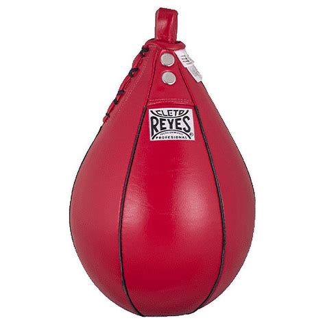 Cleto Reyes 6x9" Leather Boxing Speed Bag, Classic Red, Durable ...