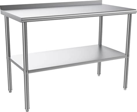 Ktaxon 48'x24' Stainless Steel Work Table, Food Prep Station with ...