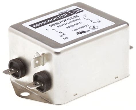 RES70F03-M Roxburgh EMC | Roxburgh EMC, RES70 3 A 250V ac 400 Hz ...