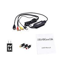 Buy HONSHEN RCA to HDMI Converter Cable, AV to HDMI Adapter Cable Cord ...