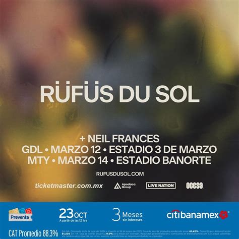 Rüfüs du Sol en México: así la venta de boletos para Guadalajara en ...