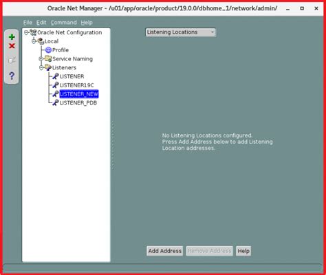 Image result for Oracle Net Manager Problem