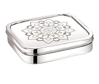 Buy DiBha Designer multipurpose chapta Square Storage Container Small ...