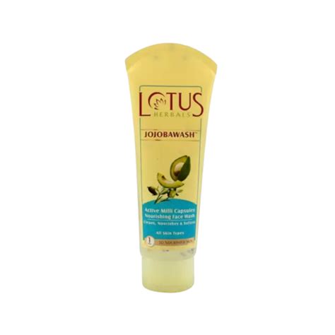 Lotus Herbals JOJOBAWASH Active Milli Capsules Nourishing Face Wash ...