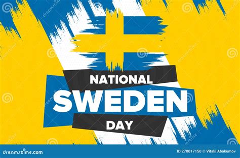 Sweden National Day. Celebrated on June 6 in Sweden. National Holiday ...