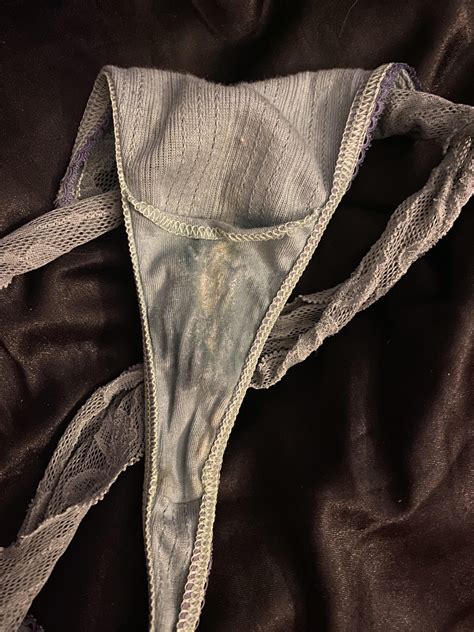 I know you guys love my sticky gusset pics…this VS thong I came in is ...