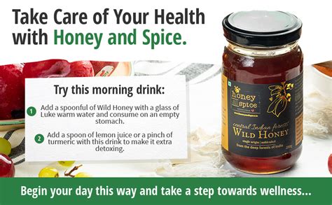Honey and Spice Pure Raw Wild Honey, Single Origin Unblended Natural ...