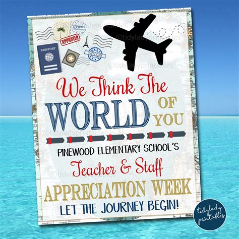 Teacher Appreciation Week Themes at Hunter Berry blog