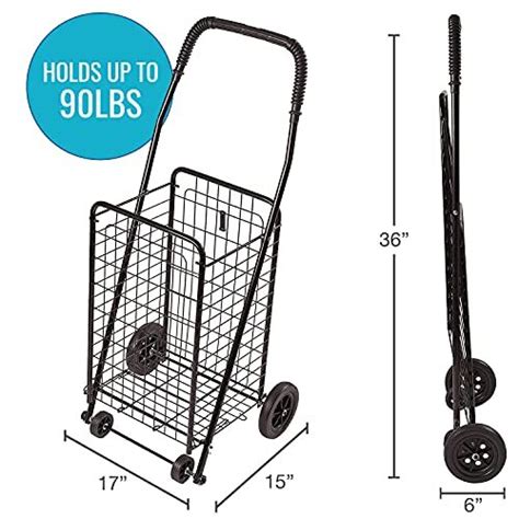 Buy Utility Cart with Wheels to be used as a Shopping Cart, Grocery ...