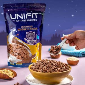 Unifit Multigrain Moons & Stars Breakfast Cereals for kids Rich in ...