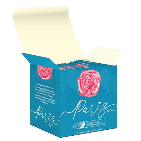 Buy Paree Pariz Premium Ultra Thinz cottony Soft Sanitary Pads, XL, 20 ...
