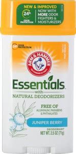 ARM & HAMMER Essentials Solid Juniper Berry Deodorant Deodorant Stick ...