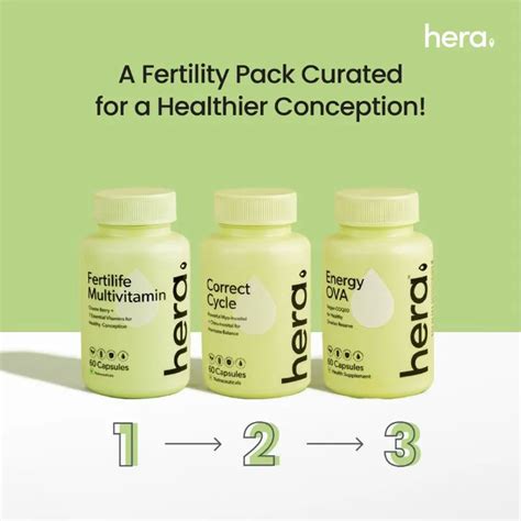Buy Hera - Fertility Care Bundle - All Essential Nutrients for a ...
