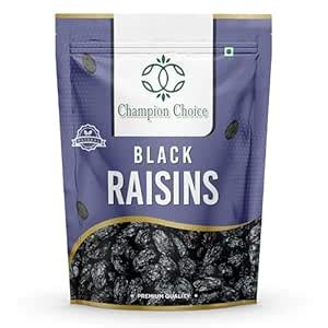 Champion Choice Premium Black Raisins 250g | Dry Fruits Kali Kishmish ...