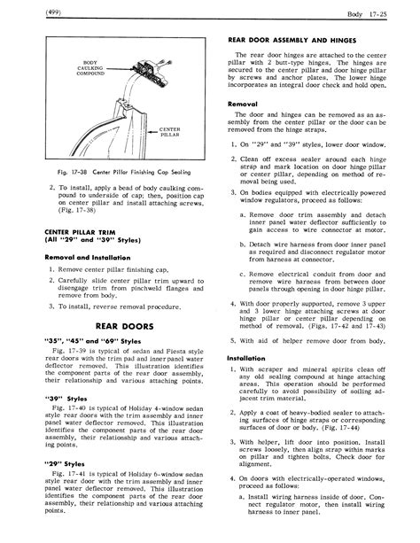 1961 Oldsmobile Shop Manual - Body Page 25 of 150
