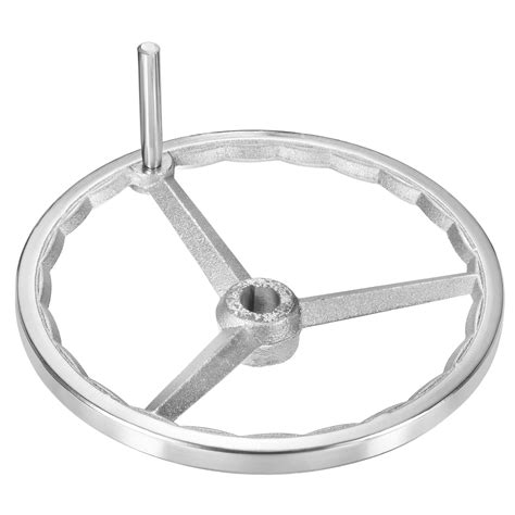Uxcell 310mm/12.2 Inch Diameter Rotary Handwheel, 1 Pack Cast Iron with ...