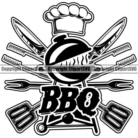 BBQ Grill SVG Cut File & Clipart #4026009