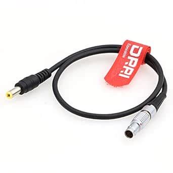 DRRI DC Barrel to 2-Pin Lemo Male Power Cable for Teradek Bond : Amazon ...