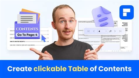 Clickable Table of Contents PDF 的图像结果