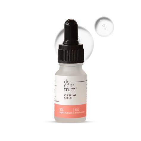 Deconstruct 5% Niacinamide Face Serum | + 2% Alpha Arbutin Face Serum ...
